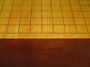 日本産本榧天地柾目五寸碁盤